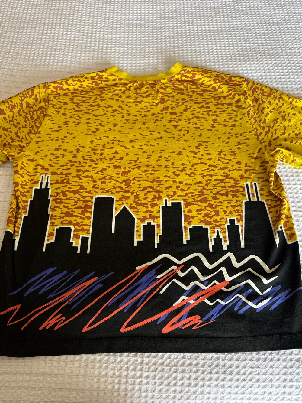 Just Don All City Yellow Short-Sleeve graphic T shirt like new - Picture 5 of 5